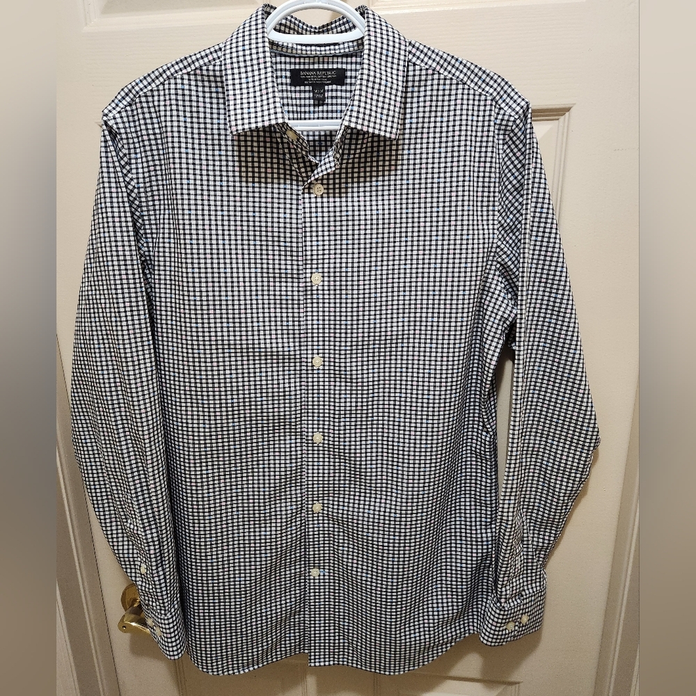 Banana Republic, men's button down shirt, Grant Fit